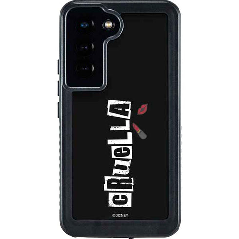 Disney Cruella (2021) Logo and Lipstick Galaxy S24 Waterproof Case