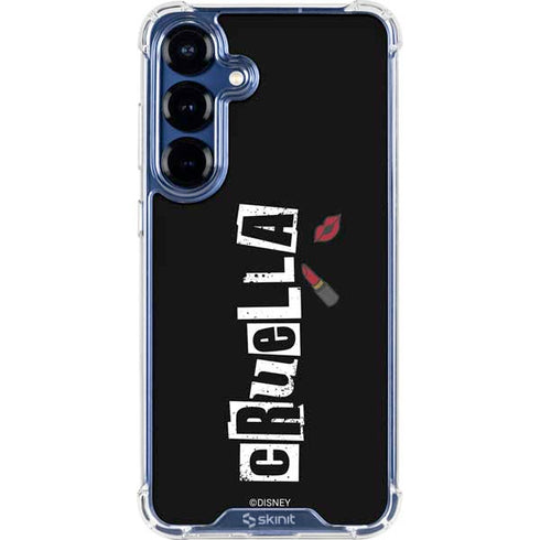 Disney Cruella (2021) Logo and Lipstick Galaxy S25 Clear Case