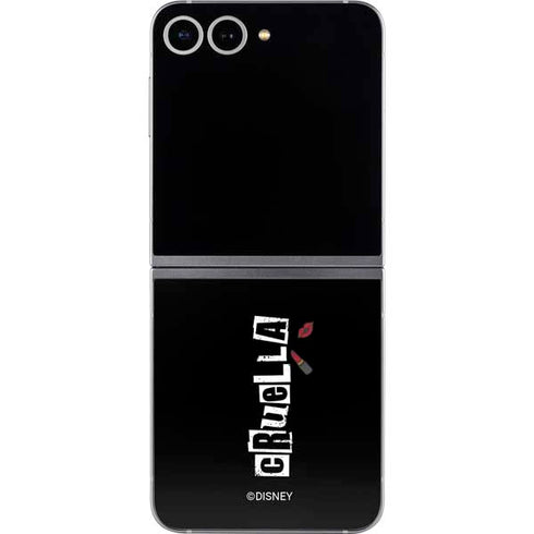 Disney Cruella (2021) Logo and Lipstick Galaxy Z Flip6 Skin