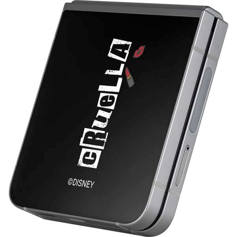 Disney Cruella (2021) Logo and Lipstick Galaxy Z Flip6 Skin