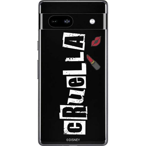 Disney Cruella (2021) Logo and Lipstick Google Pixel 7a Skin