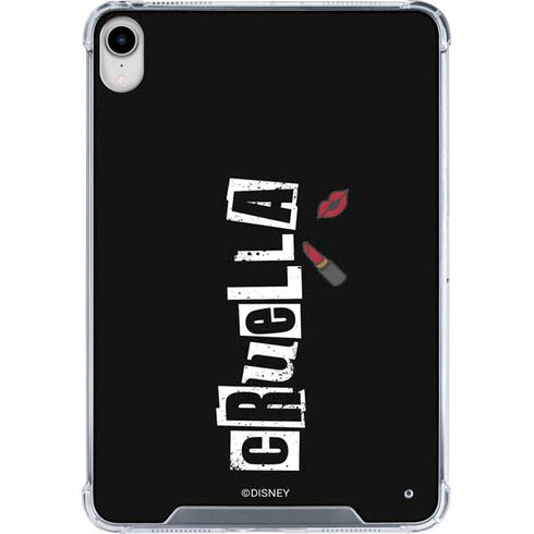 Disney Cruella (2021) Logo and Lipstick iPad 11th Gen (2025) Clear Case