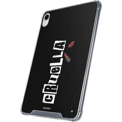 Disney Cruella (2021) Logo and Lipstick iPad 11th Gen (2025) Clear Case