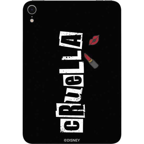 Disney Cruella (2021) Logo and Lipstick Apple iPad Mini Skin