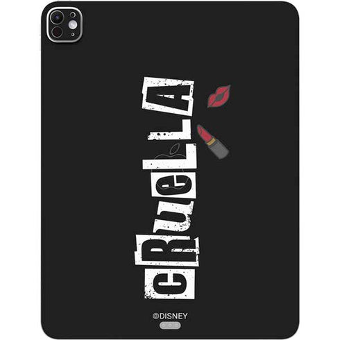 Disney Cruella (2021) Logo and Lipstick iPad Pro 13in M4 (2024) Skin