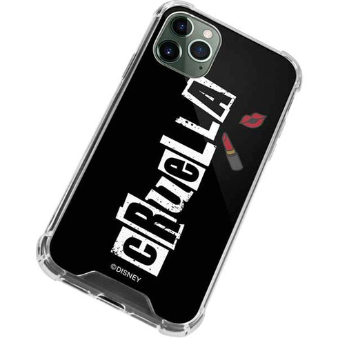 Disney Cruella (2021) Logo and Lipstick iPhone 12 Pro Clear Case