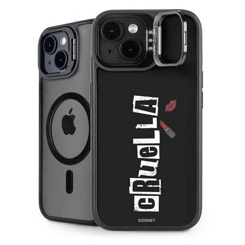 Disney Cruella (2021) Logo and Lipstick iPhone 14 Kickstand Case