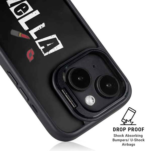 Disney Cruella (2021) Logo and Lipstick iPhone 15 Plus Kickstand Case