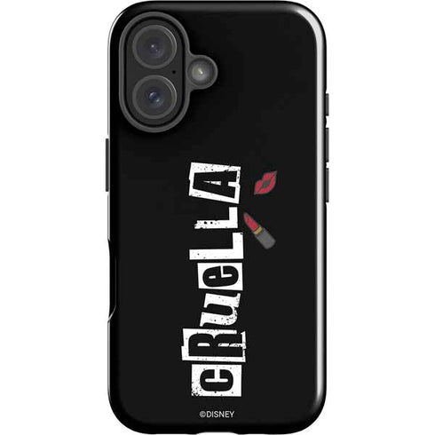 Disney Cruella (2021) Logo and Lipstick iPhone 16 Impact Case