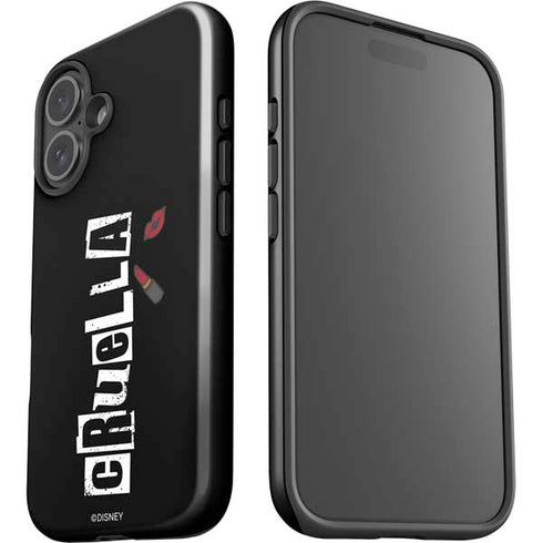 Disney Cruella (2021) Logo and Lipstick iPhone 16 Plus Impact Case