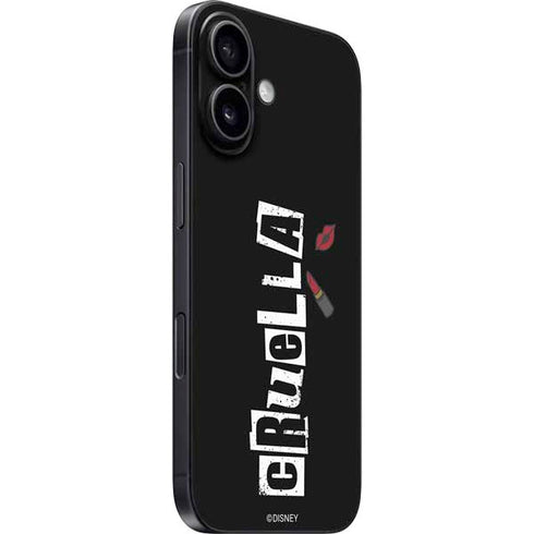 Disney Cruella (2021) Logo and Lipstick iPhone 16 Skin