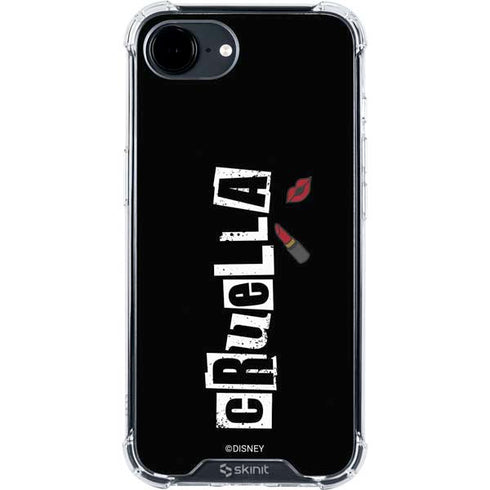 Disney Cruella (2021) Logo and Lipstick iPhone 16e Clear Case