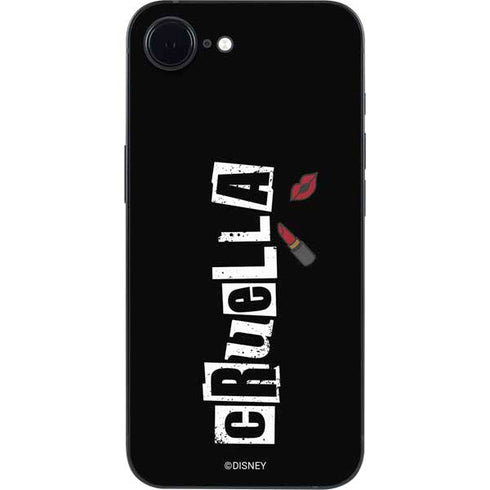 Disney Cruella (2021) Logo and Lipstick iPhone 16e Skin
