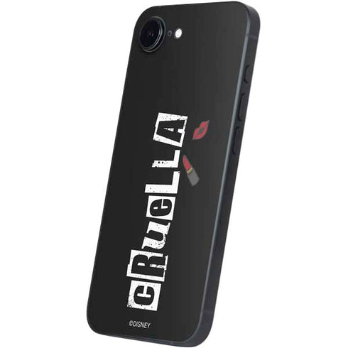 Disney Cruella (2021) Logo and Lipstick iPhone 16e Skin
