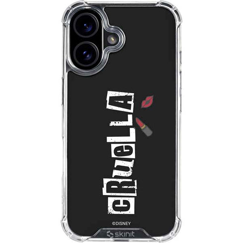 Disney Cruella (2021) Logo and Lipstick iPhone 17 Clear Case