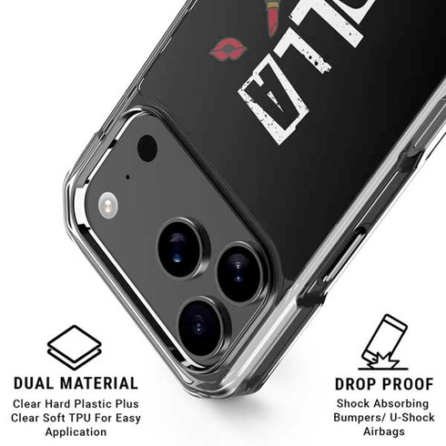 Disney Cruella (2021) Logo and Lipstick iPhone 18 Pro Clear Case