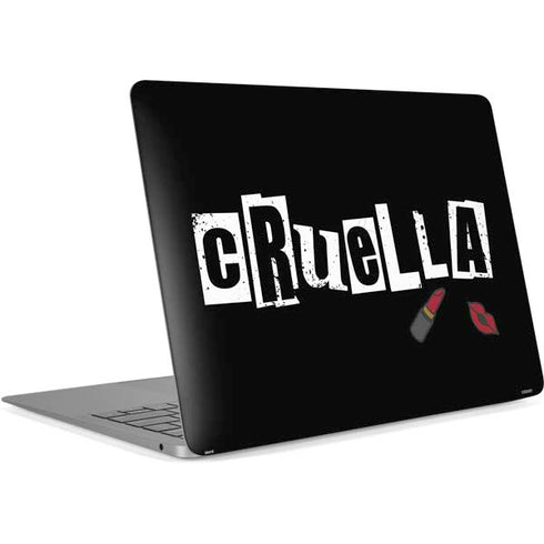 Disney Cruella (2021) Logo and Lipstick Apple MacBook Air Skin