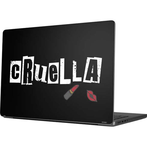 Disney Cruella (2021) Logo and Lipstick Apple MacBook Pro 14-inch Skin