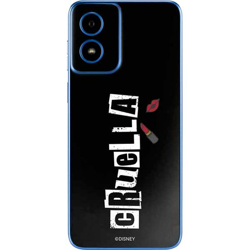 Disney Cruella (2021) Logo and Lipstick Moto G Play 4G (2024) Skin
