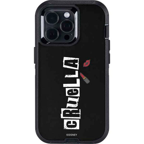 Disney Cruella (2021) Logo and Lipstick Otterbox Defender iPhone Skin