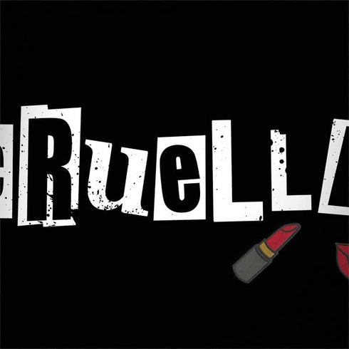 Disney Cruella (2021) Logo and Lipstick PlayStation 4 Gold Wireless Headset Skin