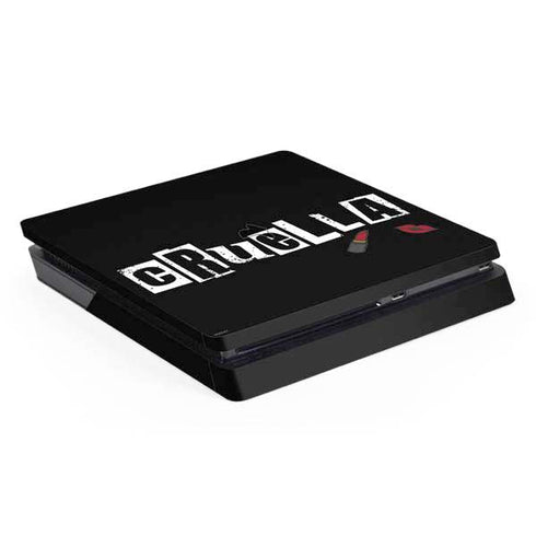 Disney Cruella (2021) Logo and Lipstick PlayStation PS4 Skins