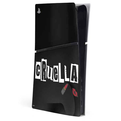 Disney Cruella (2021) Logo and Lipstick PlayStation PS5 Skins