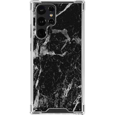 Crushed Black Galaxy S23 Ultra Clear Case