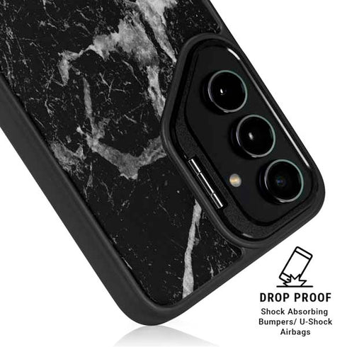 Crushed Black Galaxy S24 FE Kickstand Case