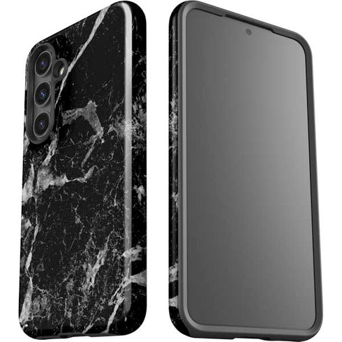 Crushed Black Galaxy S25 Impact Case