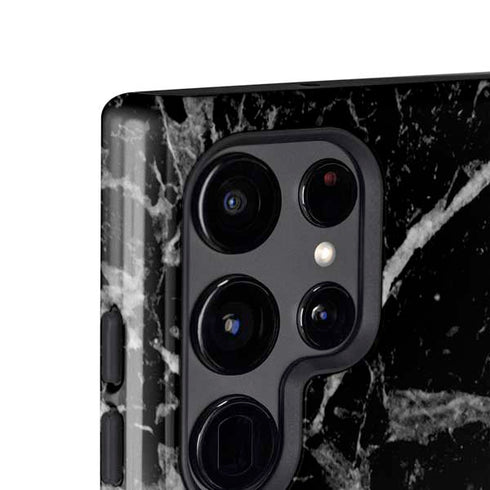 Crushed Black Galaxy S25 Ultra Impact Case