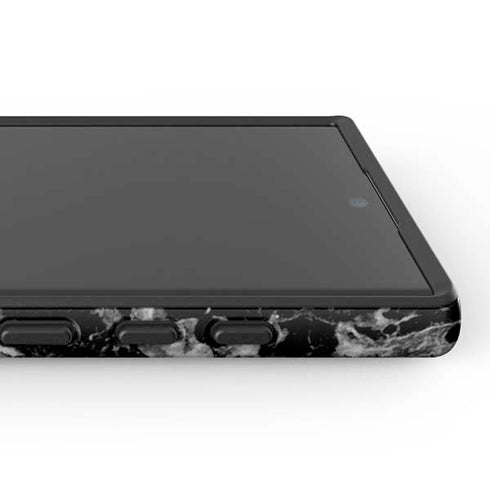 Crushed Black Galaxy S25 Ultra Impact Case