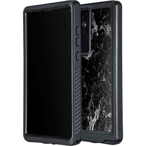 Crushed Black Galaxy S24 Ultra Waterproof Case