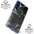 Crushed Black Galaxy S25 Clear Case