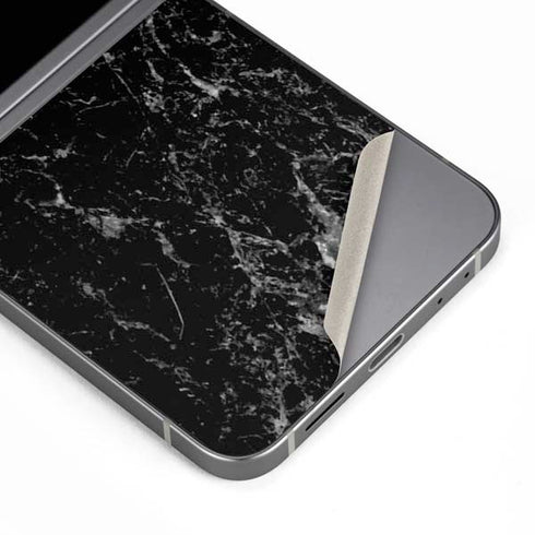 Crushed Black Galaxy Z Flip6 Skin