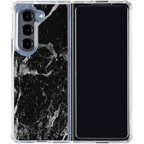 Crushed Black Galaxy Z Fold5 5G Clear Case