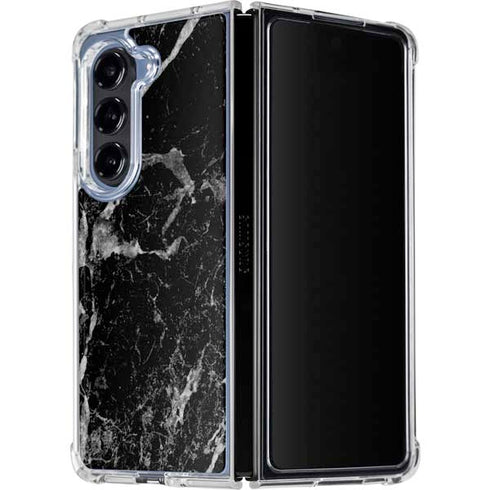 Crushed Black Galaxy Z Fold5 5G Clear Case