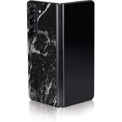 Crushed Black Galaxy Z Fold5 5G Skin