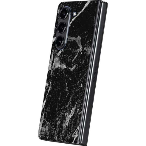 Crushed Black Galaxy Z Fold5 5G Skin