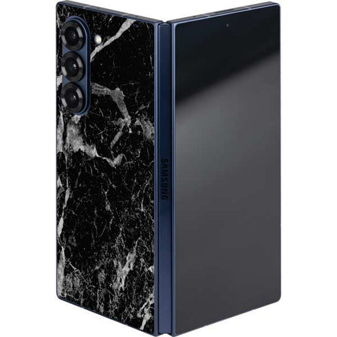 Crushed Black Galaxy Z Fold6 Skin