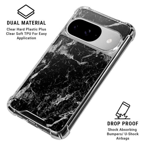 Crushed Black Google Pixel 10 Clear Case