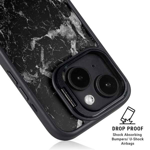 Crushed Black iPhone 13 Kickstand Case