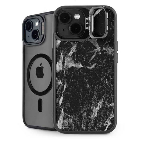 Crushed Black iPhone 15 Plus Kickstand Case