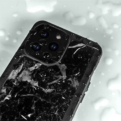 Crushed Black iPhone 15 Pro Waterproof Case