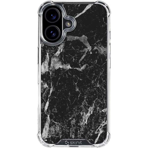 Crushed Black iPhone 16 Plus Clear Case