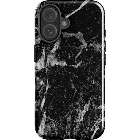 Crushed Black iPhone 16 Plus Impact Case