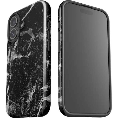 Crushed Black iPhone 16 Plus Impact Case