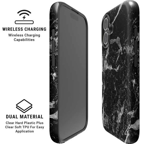 Crushed Black iPhone 16 Plus Magsafe Impact Case