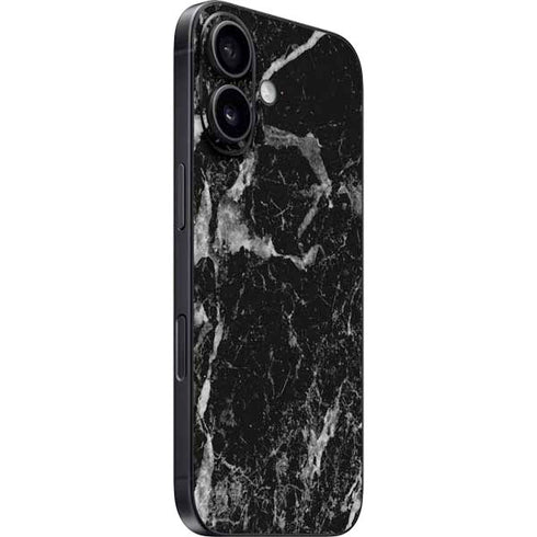 Crushed Black iPhone 16 Plus Skin