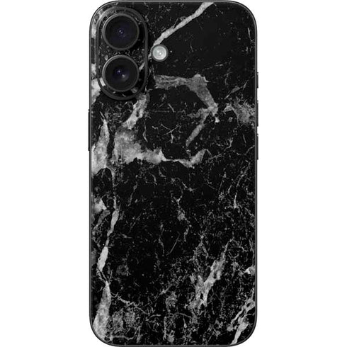 Crushed Black iPhone 16 Skin